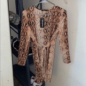 Snakeskin Print Kimono